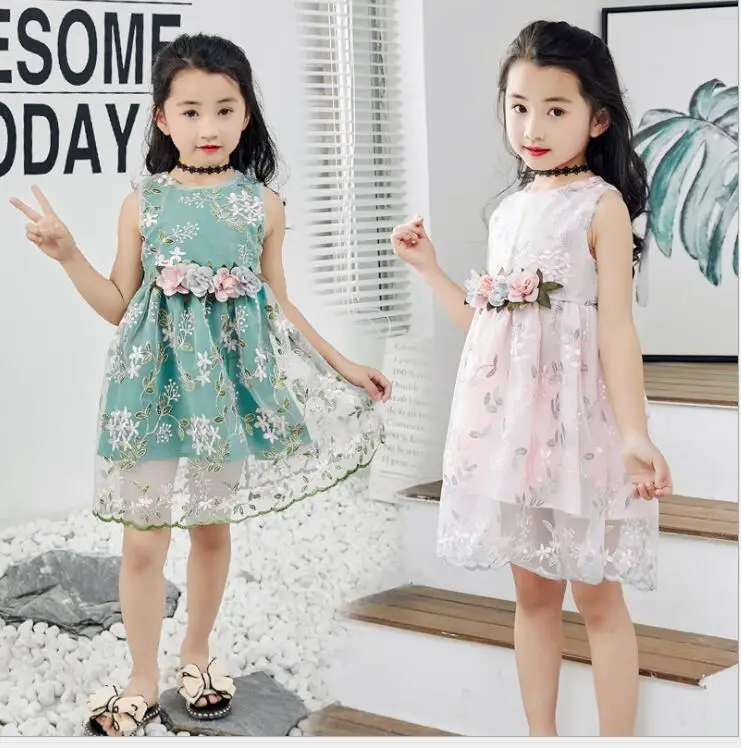 Свадебные платья для девочек коллекция 2019 года сезон лето Модное детское