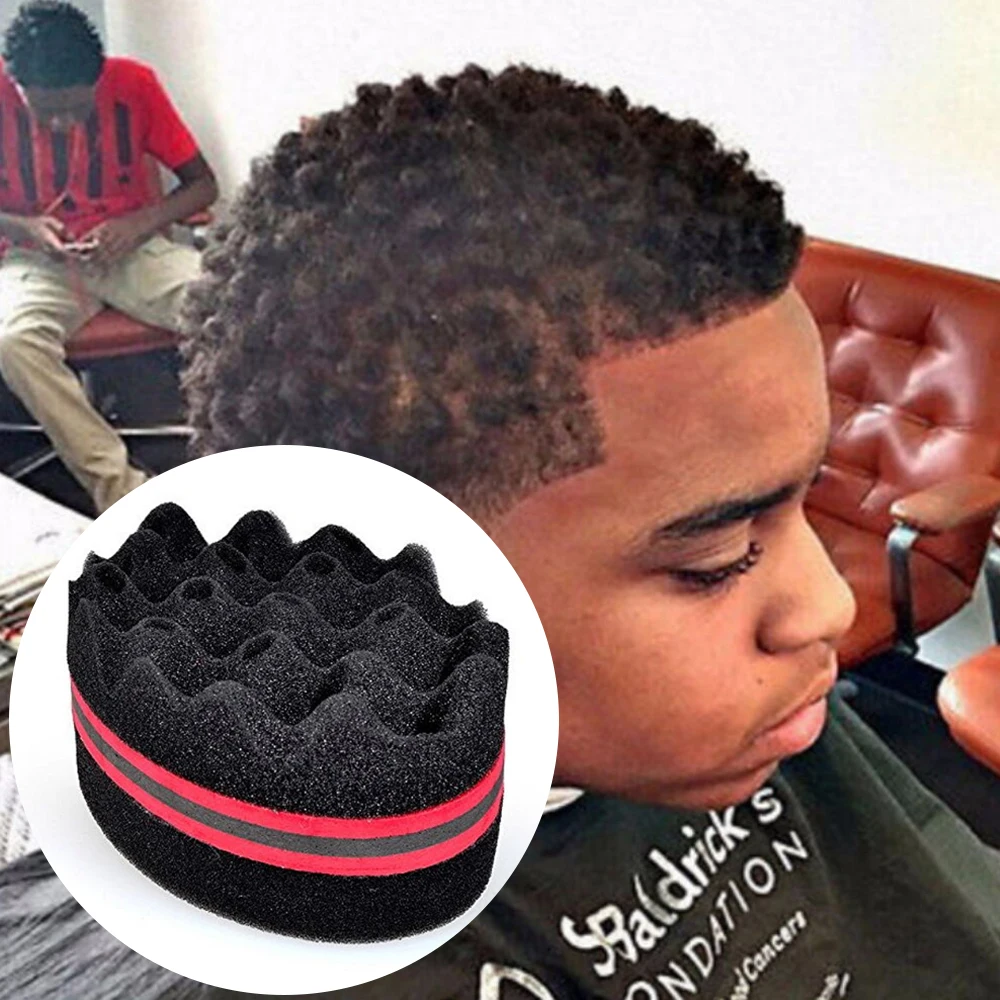 Двухсторонняя Волшебная щетка для волос губка волна Парикмахерская Кисть