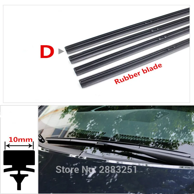 

Free shipping 2pcs Car Wiper blade (Refill) Rubber strip for infiniti Q50 q50l qx60 windscreen wipers car Accessories 17/26 inch