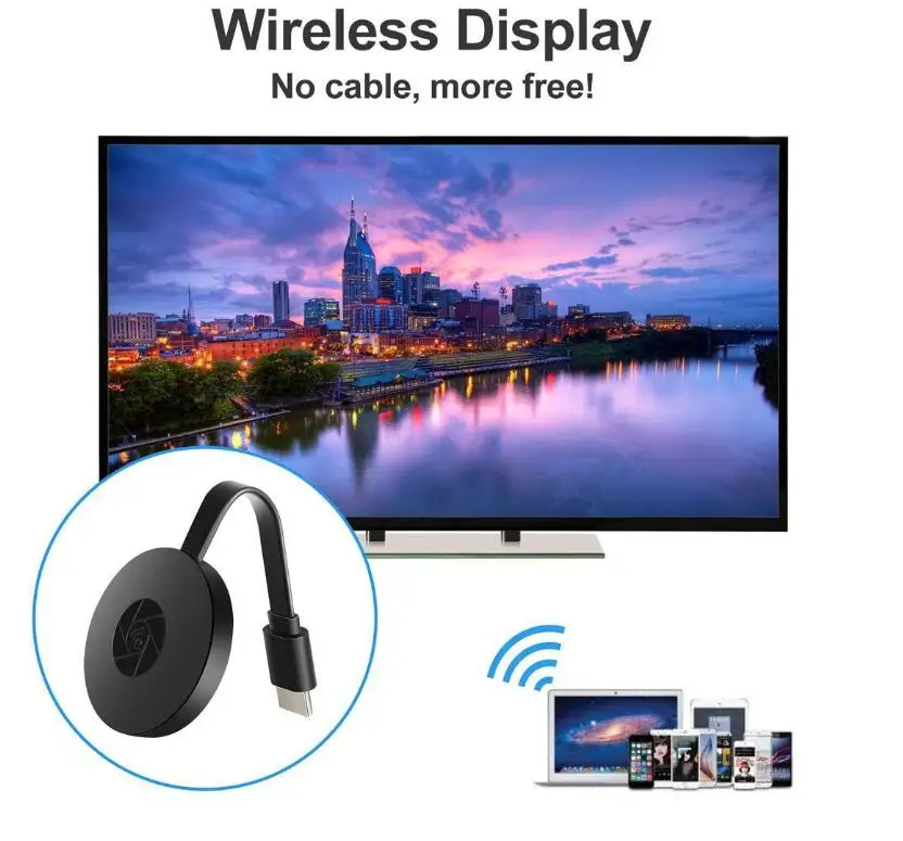 EzMira 2,4G 1080P беспроводной HDMI Wifi Дисплей приемник зеркальный экран Miracast Airplay медиа поток HDTV ключ хром/Google Home