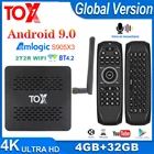 ТВ-приставка TOX1 Amlogic S905X3, Android 2,4, 4 + 32 ГБ, 1000 ГГц, Bluetooth