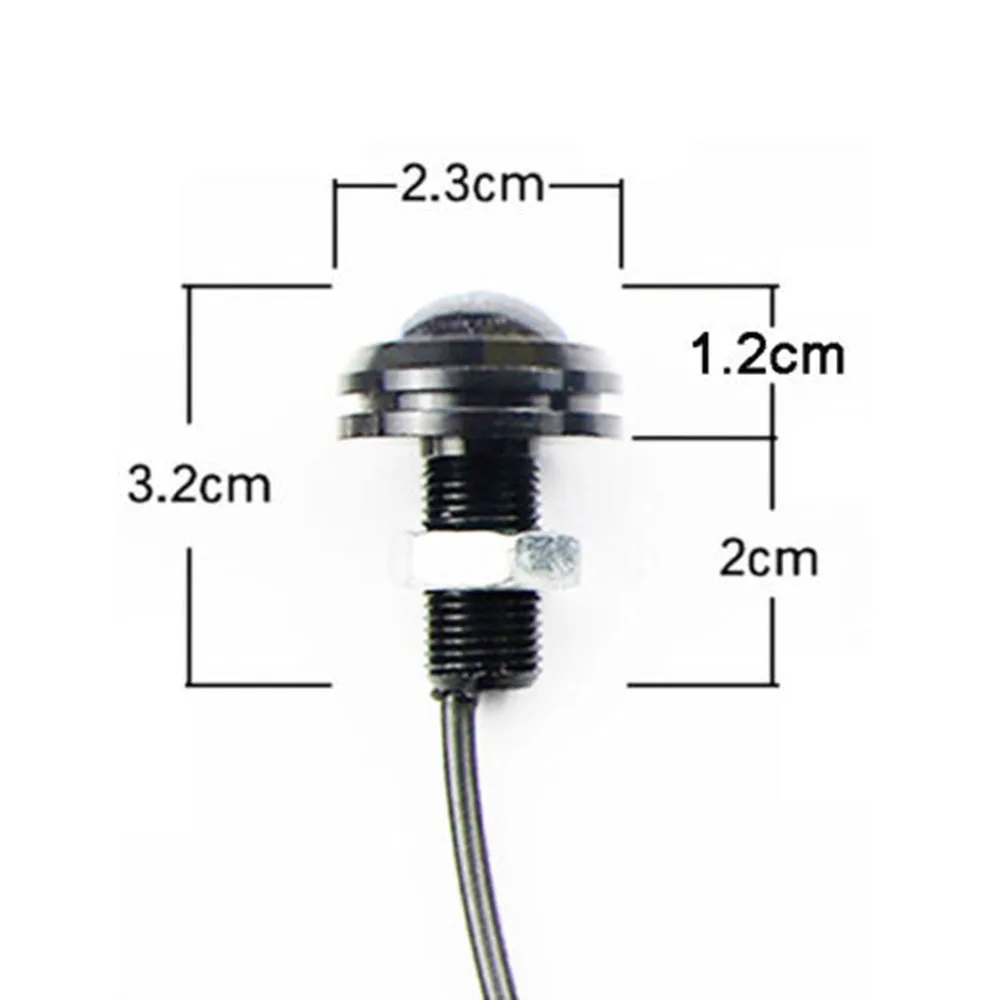 

Fish Tank LED 3W Light Flood beam IP68 10000k Lamp 8pcs Boat Swimming Pool