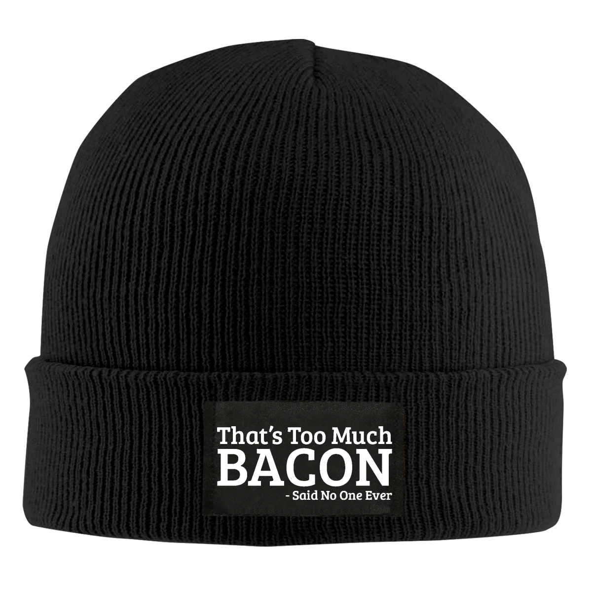 

Зимняя шапочка с черепом в виде бекона