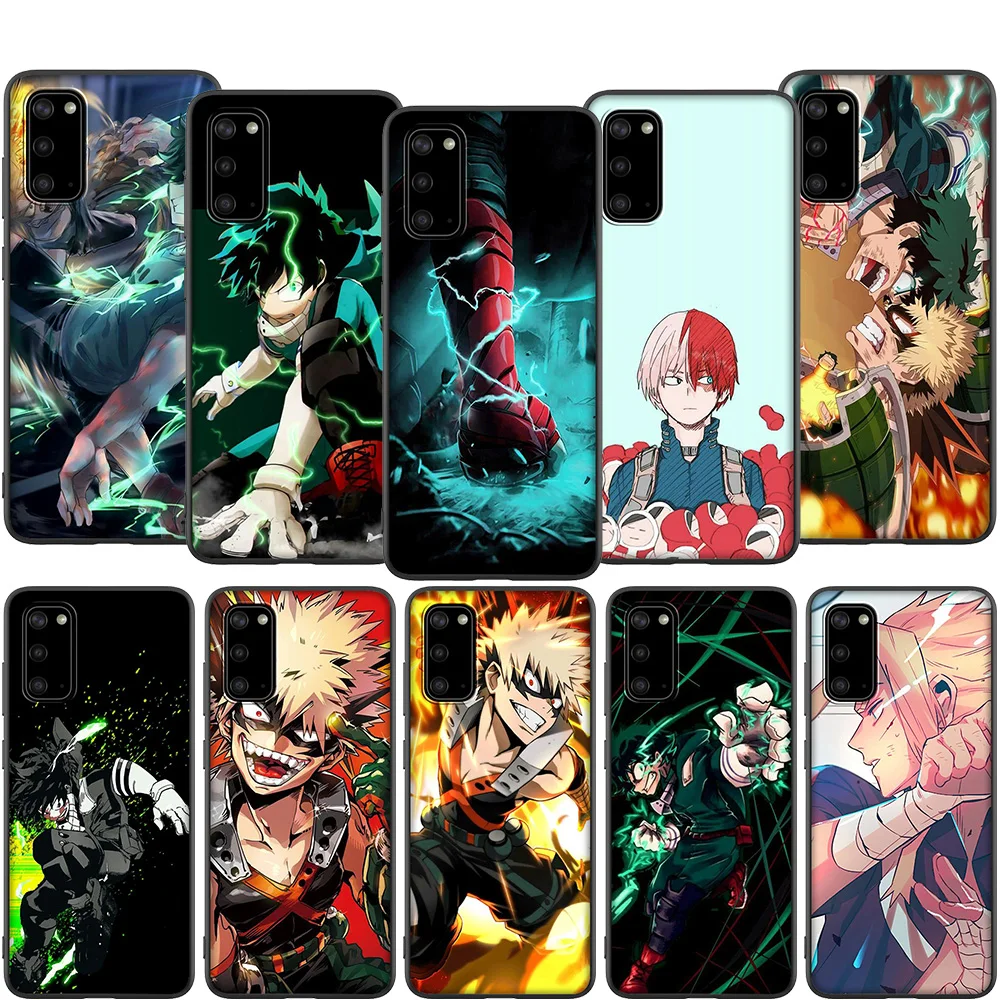 Мягкий чехол Lavaza из ТПУ с аниме Мой боку No Hero для Samsung A01 A11 A21 A41 A2 Core A20e A70s J4 J7 Duo J6 J8
