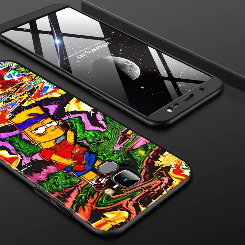 

Funny Bart Homer J Simpson For Samsung Galaxy J8 J7 Duo J6 J5 Prime J4 Plus J3 J2 Core 2018 2017 2016 Phone Case Cover