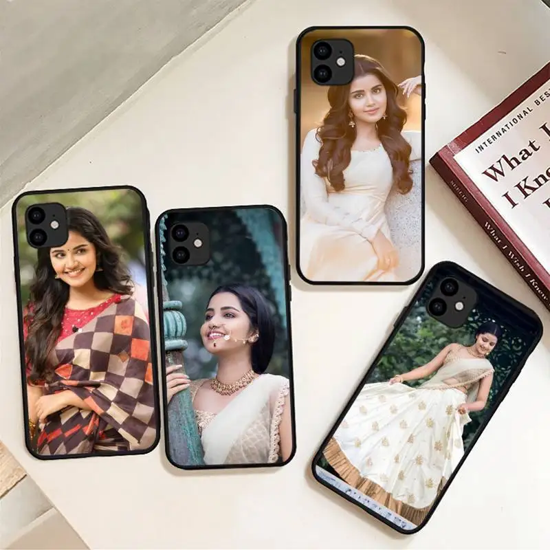 

Anupamaa Phone Case For IPhone 11 12 13 Mini Pro XS Max 6 7 8 Plus 6S X XR Black Cover Shell