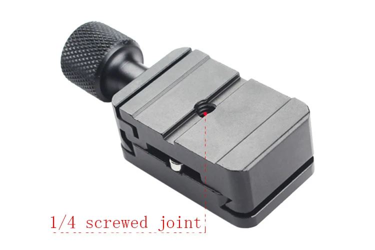 Обновленная быстросъемная пластина с зажимом Монтажная винтом 1/4 для камеры