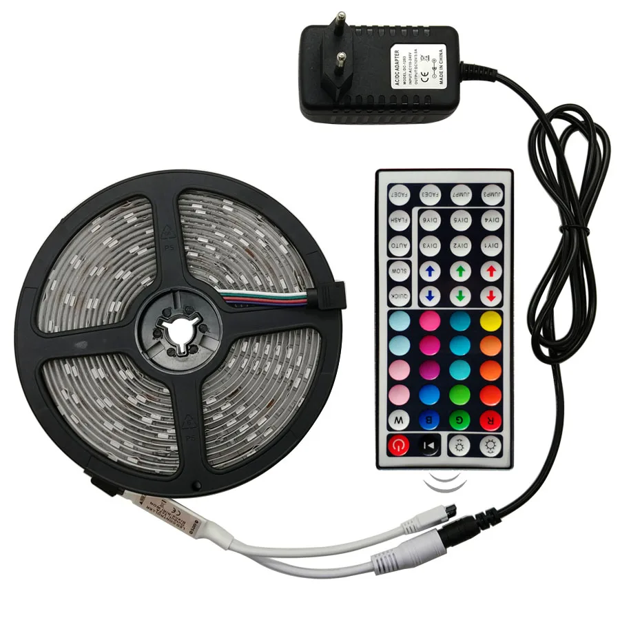 Светодиодная лента SDYK RGB светильник 2835 SMD 5 м 60 светодиодов/м гибкий ИК пульт