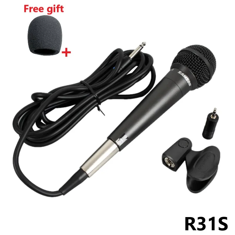 Портативный микрофон Samson R31S с кабелем и зажимом | Электроника
