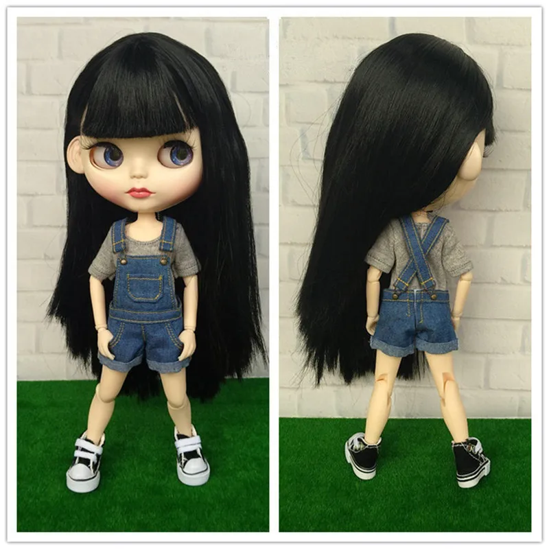 Blyth короткий нагрудник Озон штаны 1/6 кукольная одежда (подходит для Licca Момоко OB