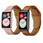 Кожаный ремешок для Huawei Watch FIT, аксессуары для умных часов, браслет из натуральной кожи для Huawei Watch fit