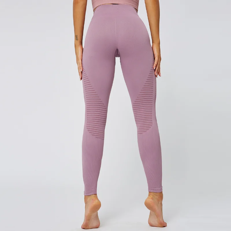 

Newest Custom Seamless Exercise Fitness Pants Women Nude High Waisted Yoga Pants