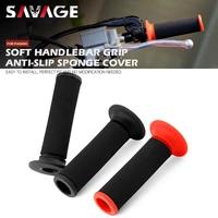 soft handlebar hand grips sponge cover for piaggio x8 x9 x10 mp3 125250300400500 motorcycle accessories anti slip handle bar