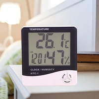 Electronic LCD Humidometer Temperature Gauge Home Desktop Hygrometer Thermometer Moisture Meter Paper Humidity Tester