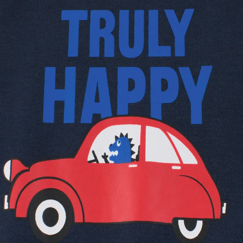 Детский свитер с изображением грузовика на возраст 2-9 лет |