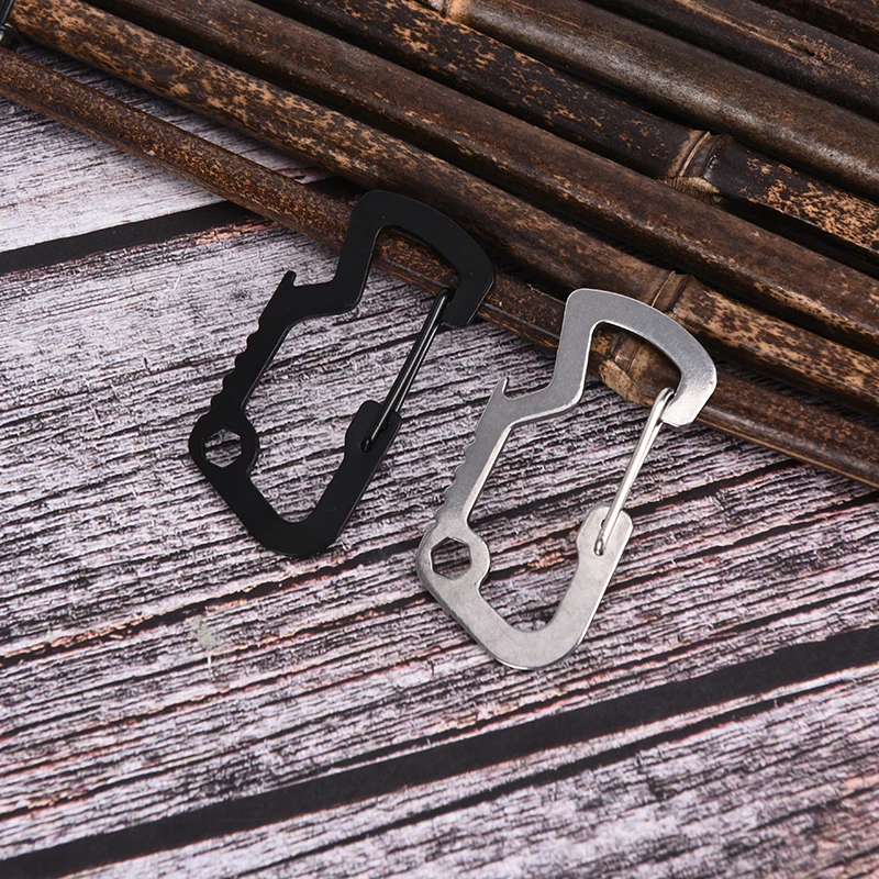 1 шт. защитный мульти инструменты Карабин брелок для ключей дорожная Бутылка