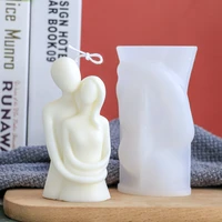3d warm hug couple candle silicone mold diy couple aromatherapy gypsum soap candle making supplies hug modeling home accessories