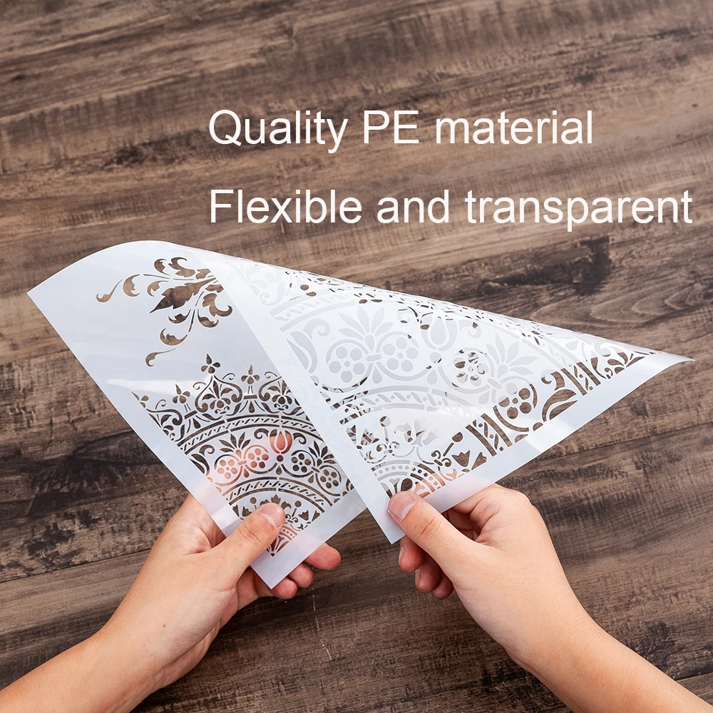 А4 А3 А2 Размер мандалы трафарет для настенной живописи DIY скрапбукинга альбом