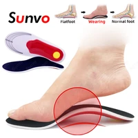 sunvo premium orthopedic insoles for shoes mens high arch support flat feet gel pad women plantar fasciitis orthotic insoles