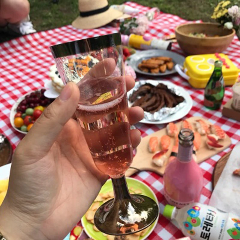 25 шт. Ресторан стакан пиво напитки Вино Кубок Одноразовые Пластик коктейльное