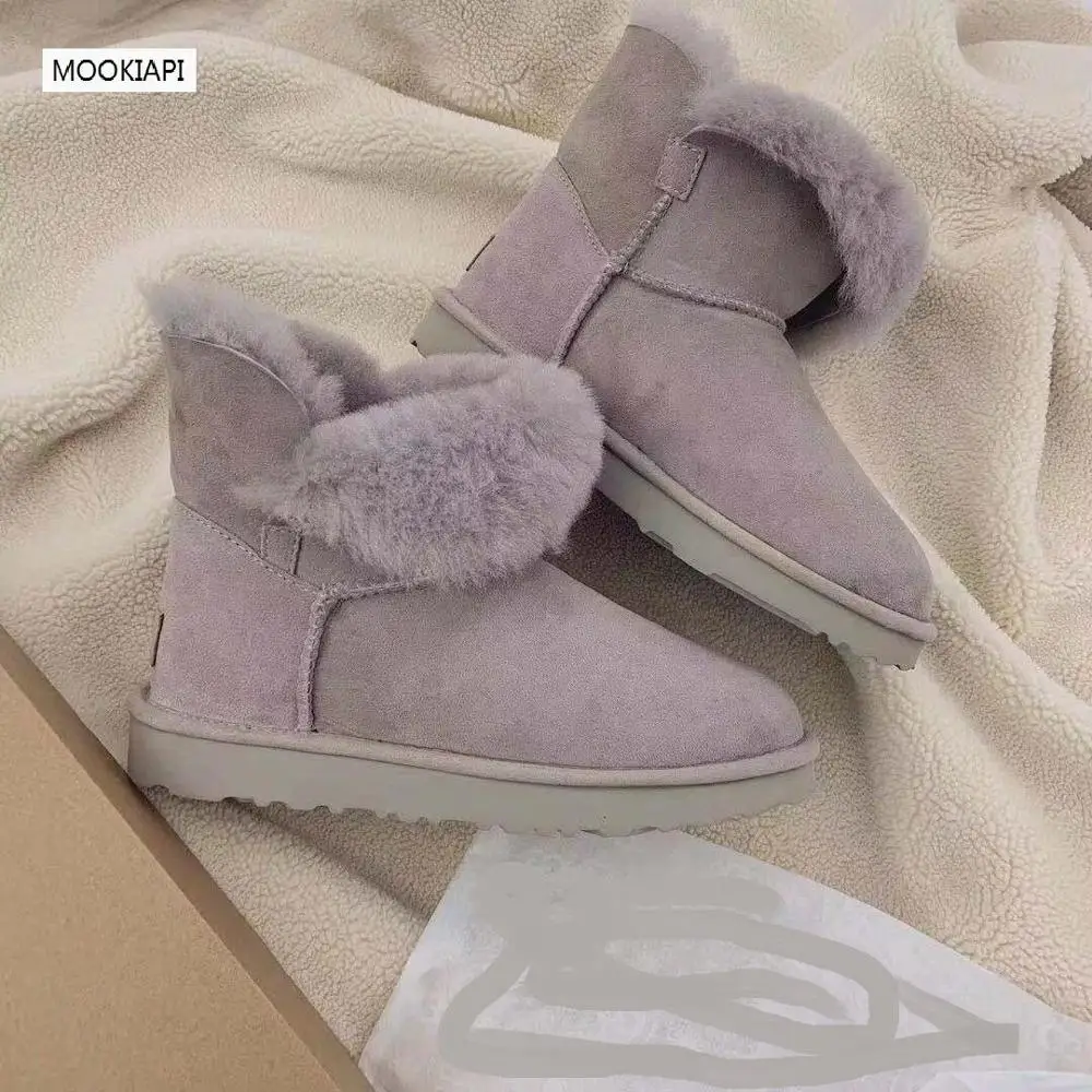 Новейшие женские зимние сапоги в Австралии 2019 настоящая овчина Натуральная