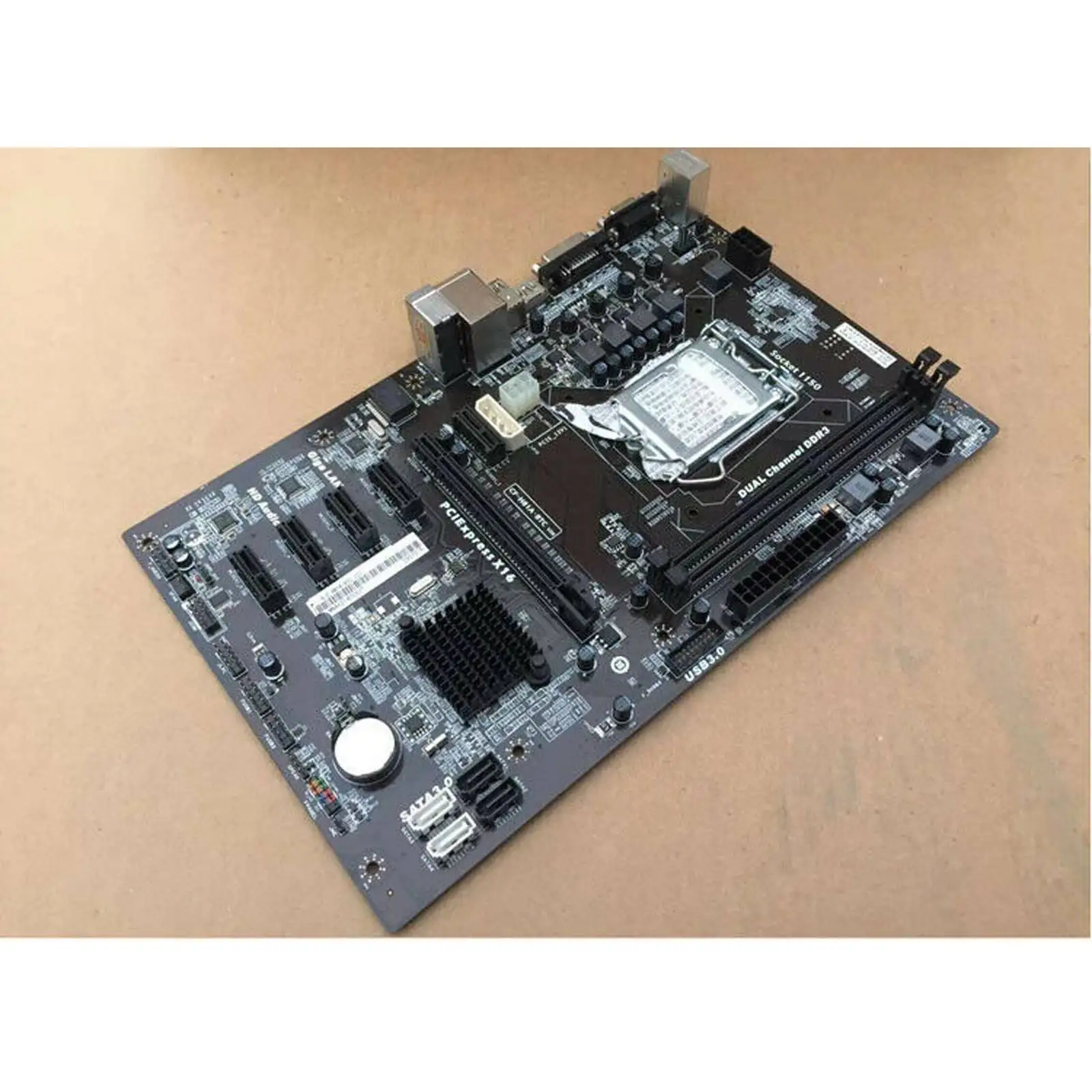 Toma de CF-H81A-BTC de colores, placa base de miner&iacute;a Lga1150 SDRAM DDR3 ATX Intel H81 Pro ETH-5