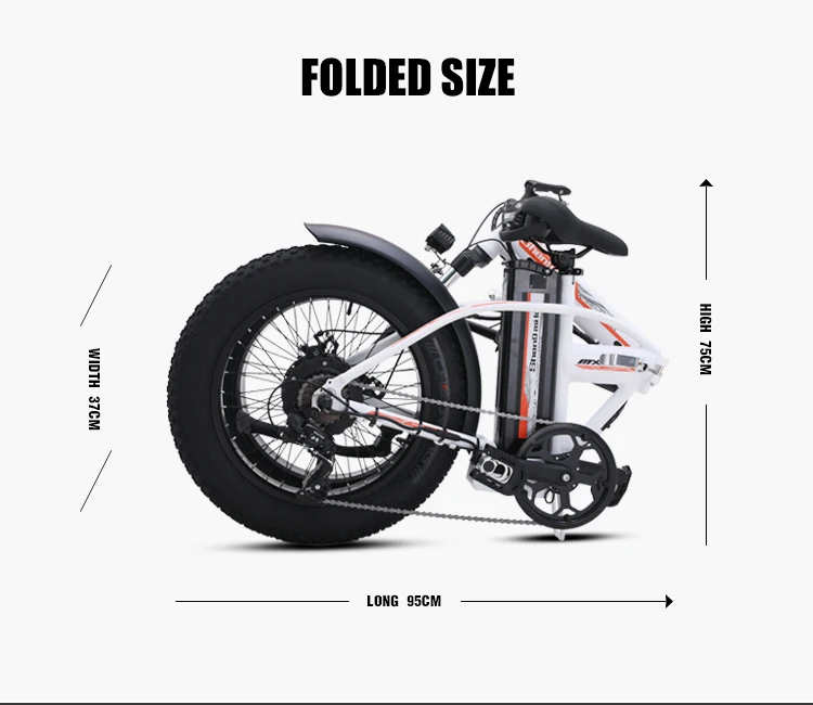 Электрический велосипед 20 дюймов ebike 48V500W Электрический горный велосипед электрический складной велосипед 4,0 fat tire bicicleta eletrica пляжный электровелосипед