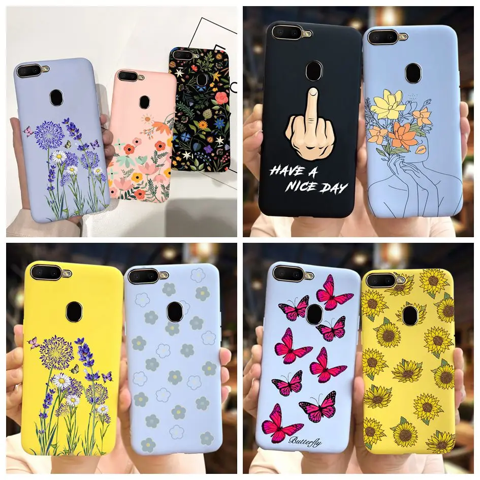 Мягкий чехол для OPPO A5s, чехол Ax5s cph1900 с милыми цветами для телефона OPPO A3s A5s A12 2020 CPH2083, задняя крышка A 12 A7 2018