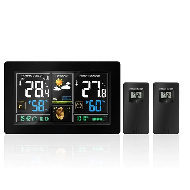 Беспроводная метеостанция ARTBULL с цифровым дисплеем часами прогнозом погоды