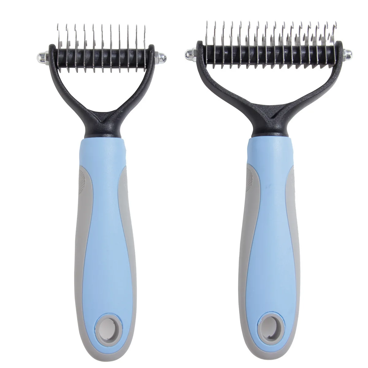 

Pet Stainless Double Sides Brush Cat Dog Hair Removal Comb Grooming Dematting Deshedding Blade For Matted Long Fur Massage Comb