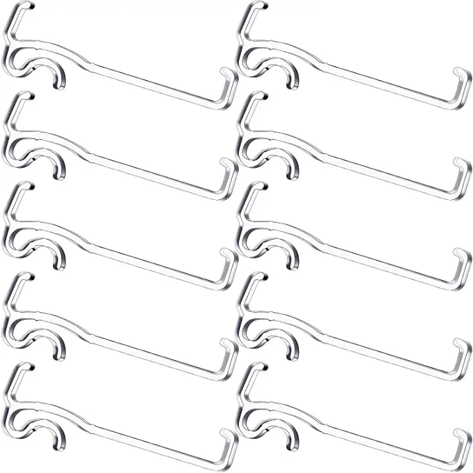 2 5 дюймовые зажимы для балдахинов шторки окна прозрачные пластиковые скрытые