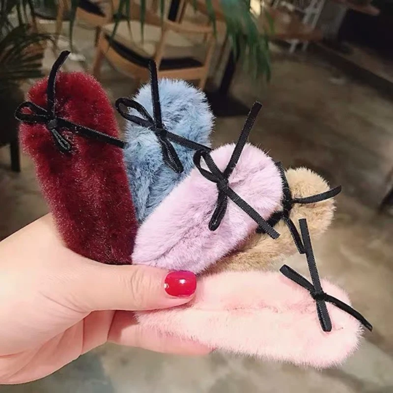 Заколки для волос с кроличьими ушками девочек заколка бантиком повязка на голову