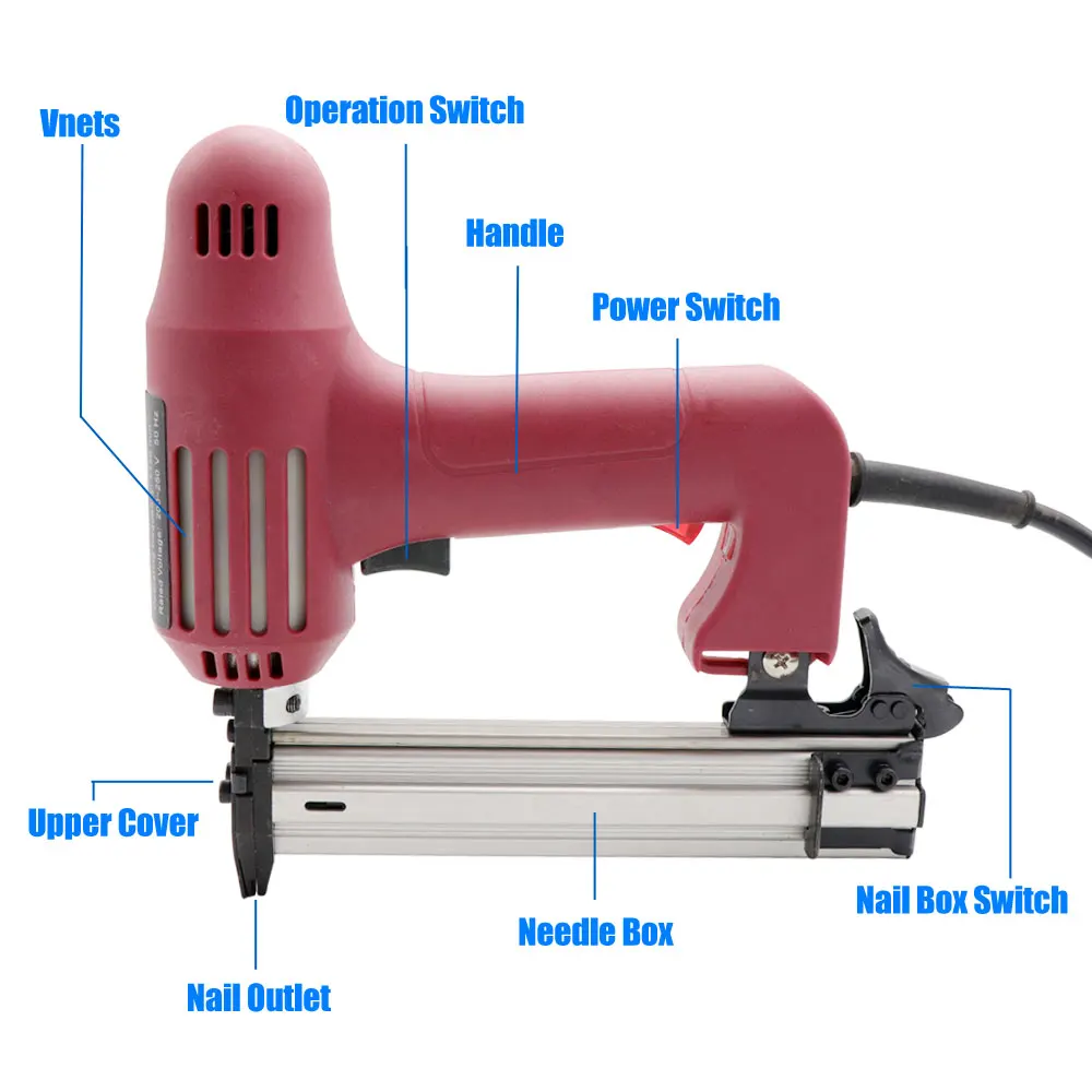 Электрический скребок для гвоздей F30C степлер мебели Штапельная рама столярные