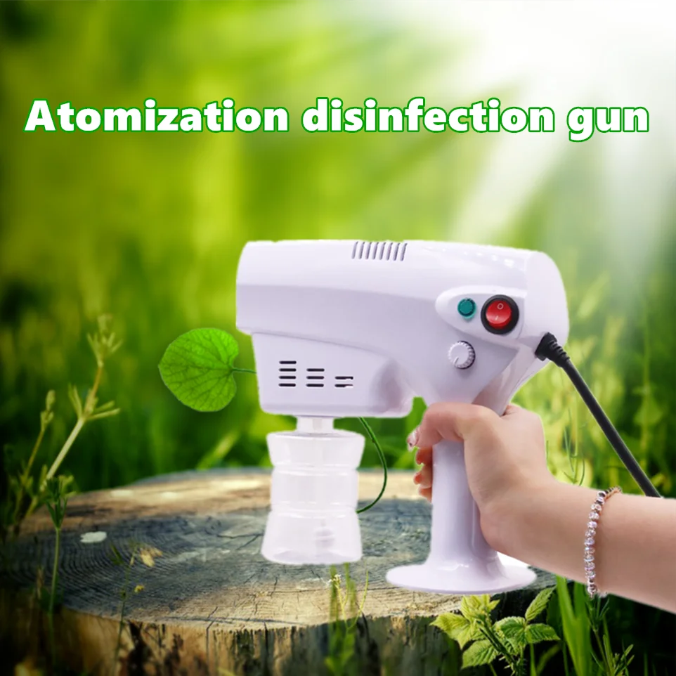 Free delivery of hand-held atomization disinfection gun Indoor car atomization disinfection machine spray fog machine to remove