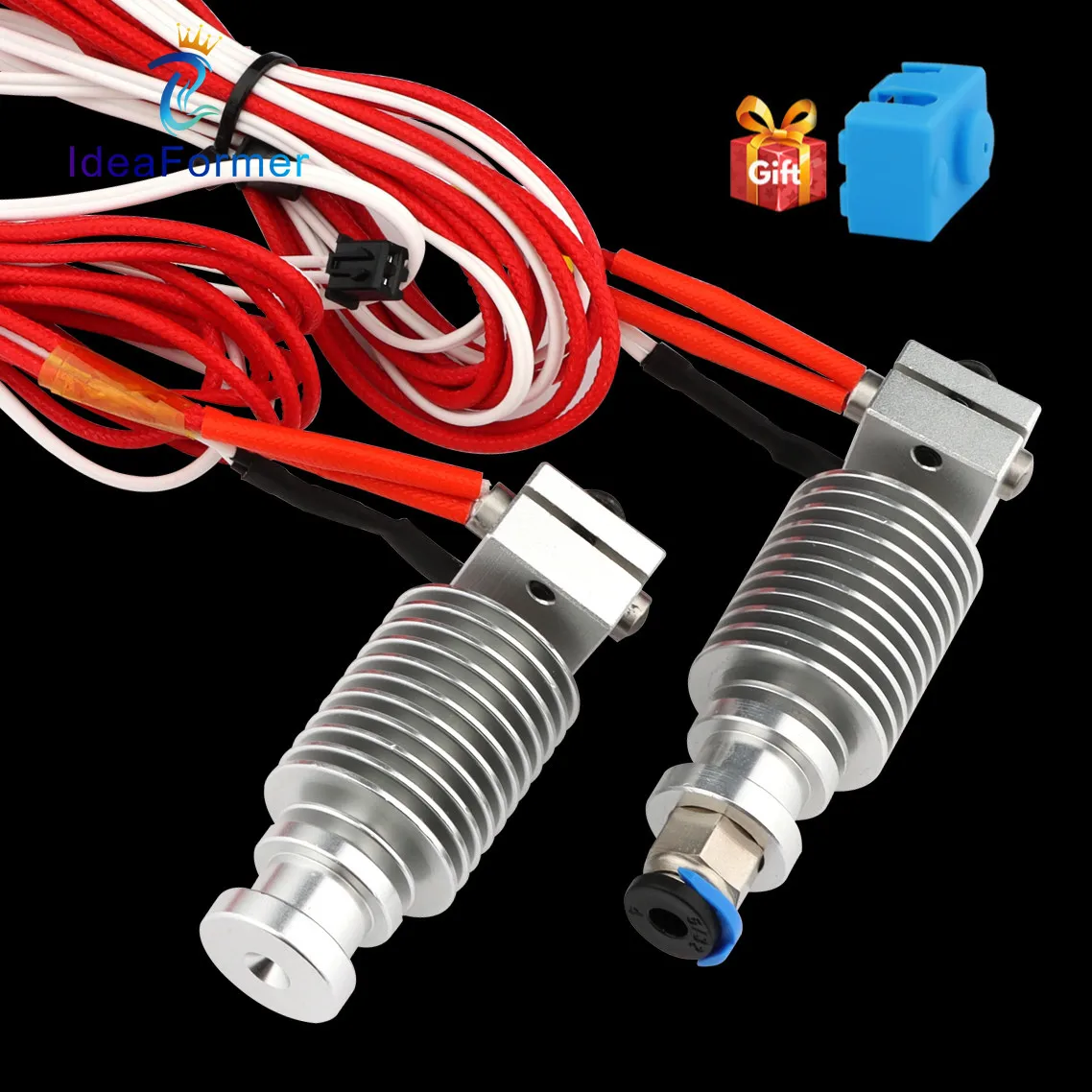 

Новый обновленный экструдер Bowden/4,2 E3D V5 J-head Hot End 12 В/24 В длинное или короткое расстояние для нити 1,75 мм, детали комплекта 3D-принтера.