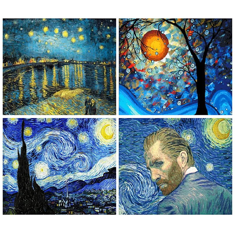 Набор для алмазной вышивки Звездная ночь|Алмазная мозаика и вышивка| |