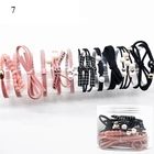 Резинки для волос женские, розовые, 12 шт.набор