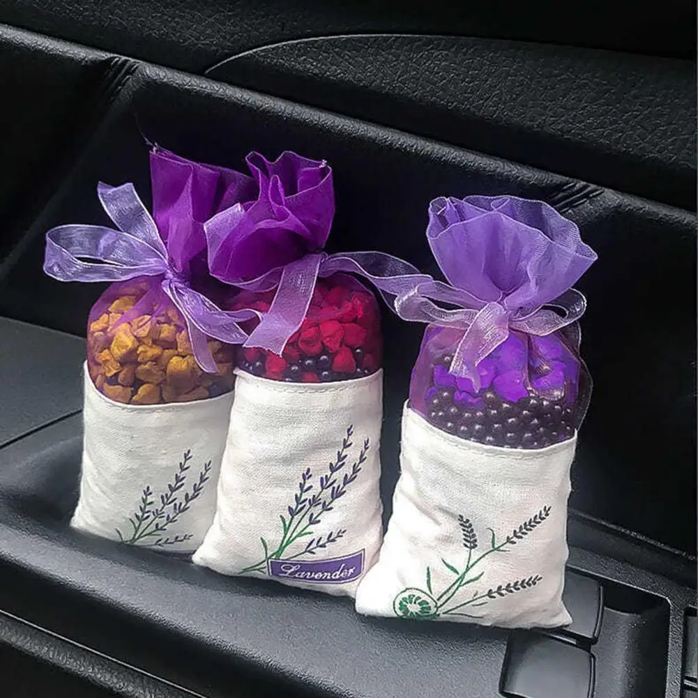 

Reliable Air Purifying Bag Eye-catching 3 Styles Decorative Fragrant Air Purifying Bag Purifying Pouch Car Air Freshener
