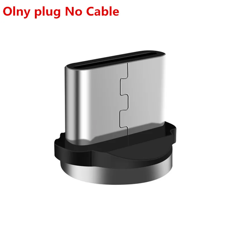 Only Plug no cable Магнитный usb-кабель для быстрой зарядки для sony Xperia X23 XZ XZ1 XZ2 Compact Premium 1 10 PLUS XA1 XA2 Ultra XA X XZS Micro USB TypeC - Цвет: Only Plug no cable