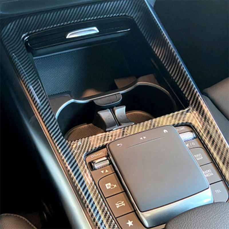 Автомобильные наклейки центральная консоль держатель стакана для воды панель