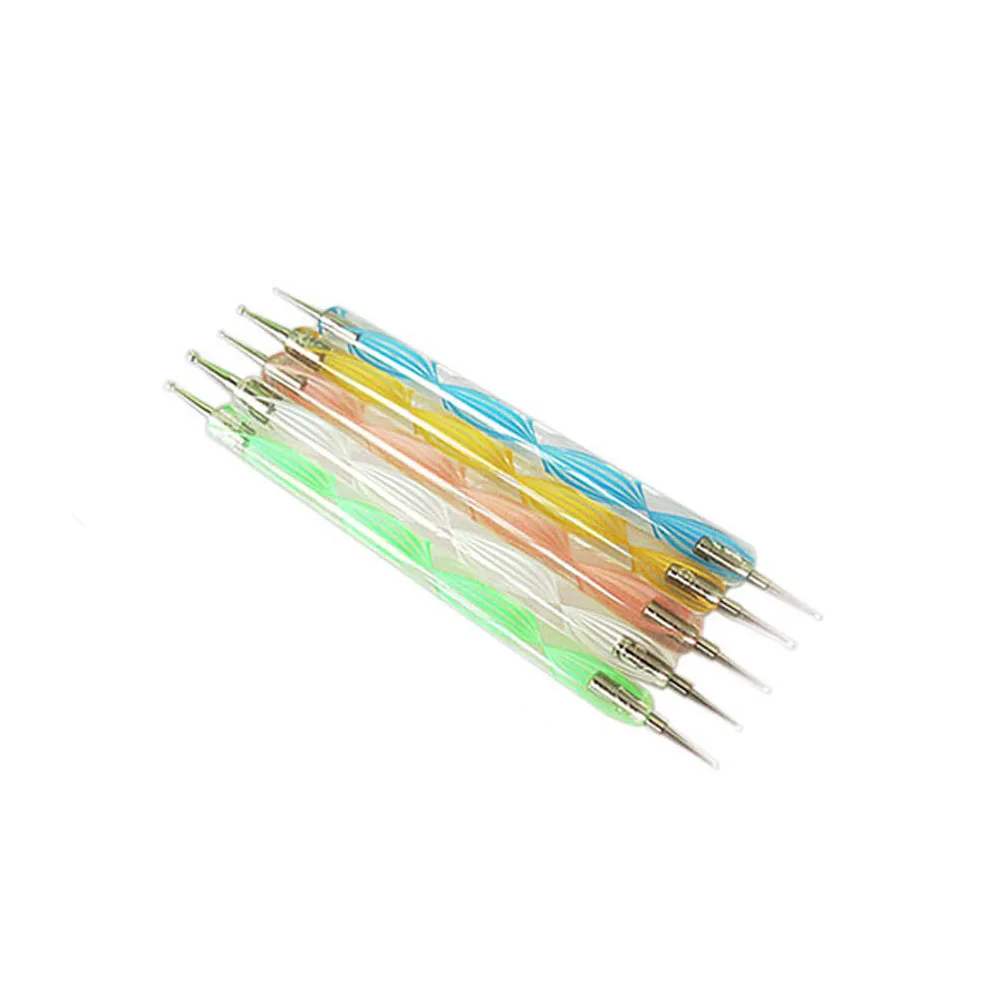 20 шт./компл. дизайн ногтей ручка с кисточкой комплект УФ гель для нанесения точек