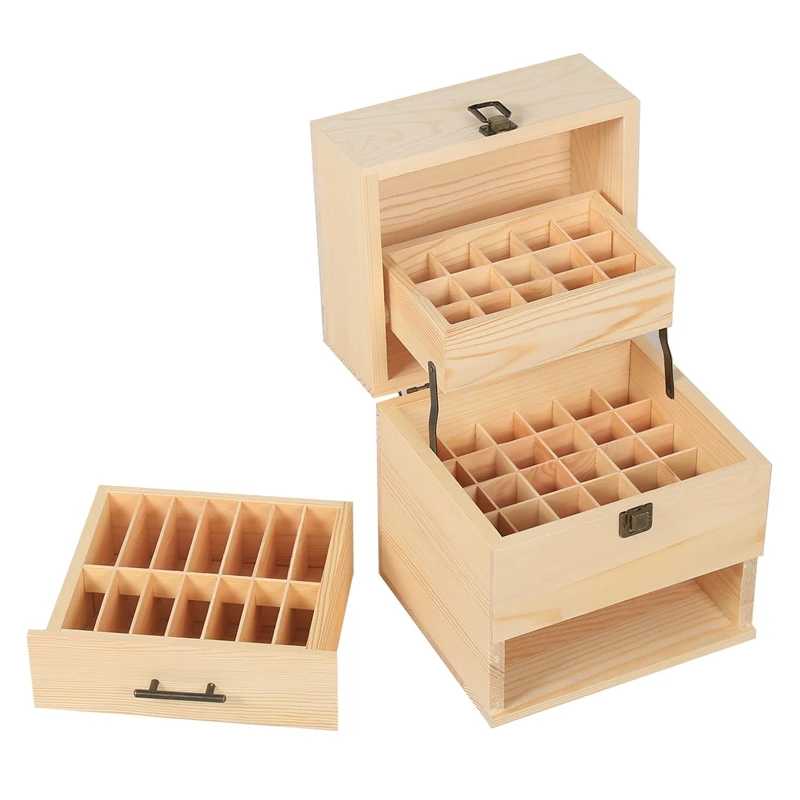 59 сетка уровень 3 Экономия пространства деревянные ящики для хранения чехол