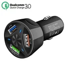 Автомобильное зарядное устройство USB Quick Charge 4,0 3,0 для Iphone X 8, мобильный телефон, быстрое зарядное устройство в автомобиле для Samsung S10 S8 Carregador