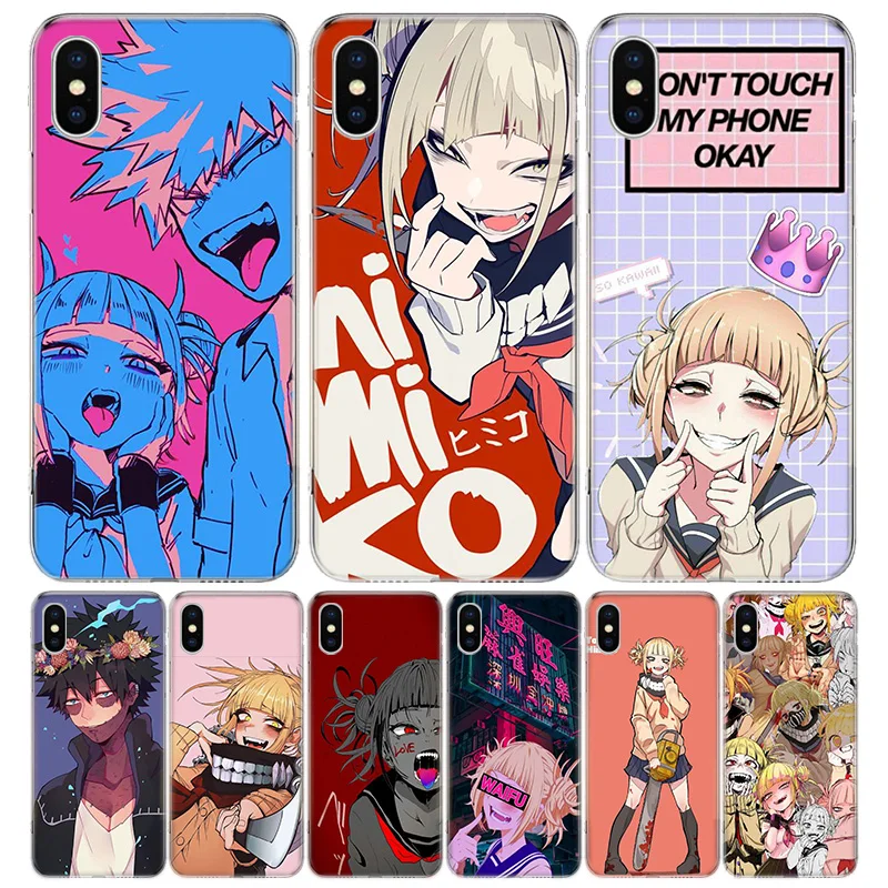 

My Hero Cross my body Himiko Toga Phone Case For iPhone 13 12 11 Pro Max 6 X 8 6S 7 Plus XS XR Mini 5S SE 7P 6P Pattern Cover Co