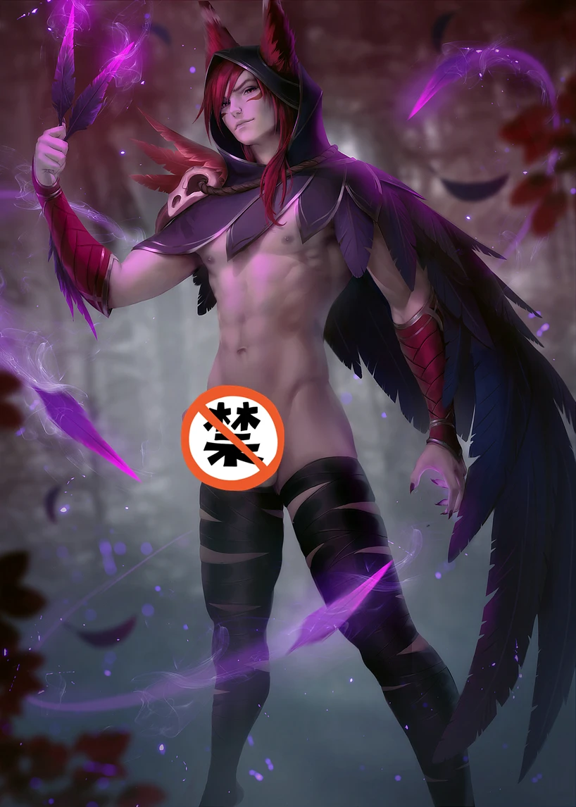 

Print LOL KDA Ahri Rakan Xayah sexy girl game art silk or canvas poster custom 24x36 inch living room bedroom home wall picture