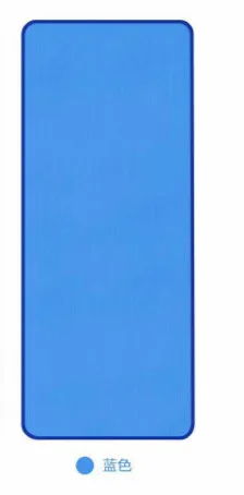 Blue 10 мм Экстра толстые 183 см X 61 см Высокое качество NRB Нескользящие коврики для йоги для фитнеса безвкусные пилатес тренажерный зал колодки с повязками - Цвет: Blue