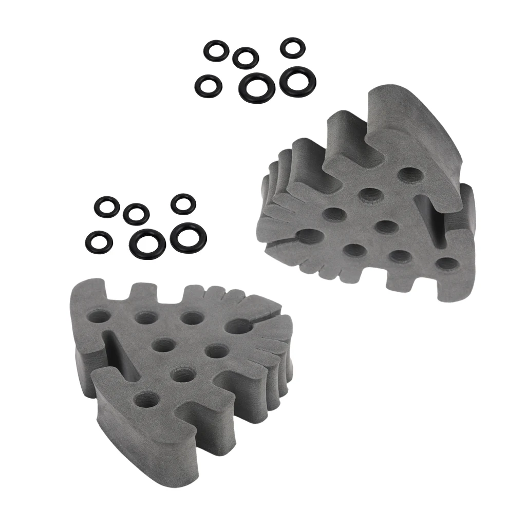 2x EVA пенопластовый инструмент для завязывания мухи Caddy рыболовные аксессуары