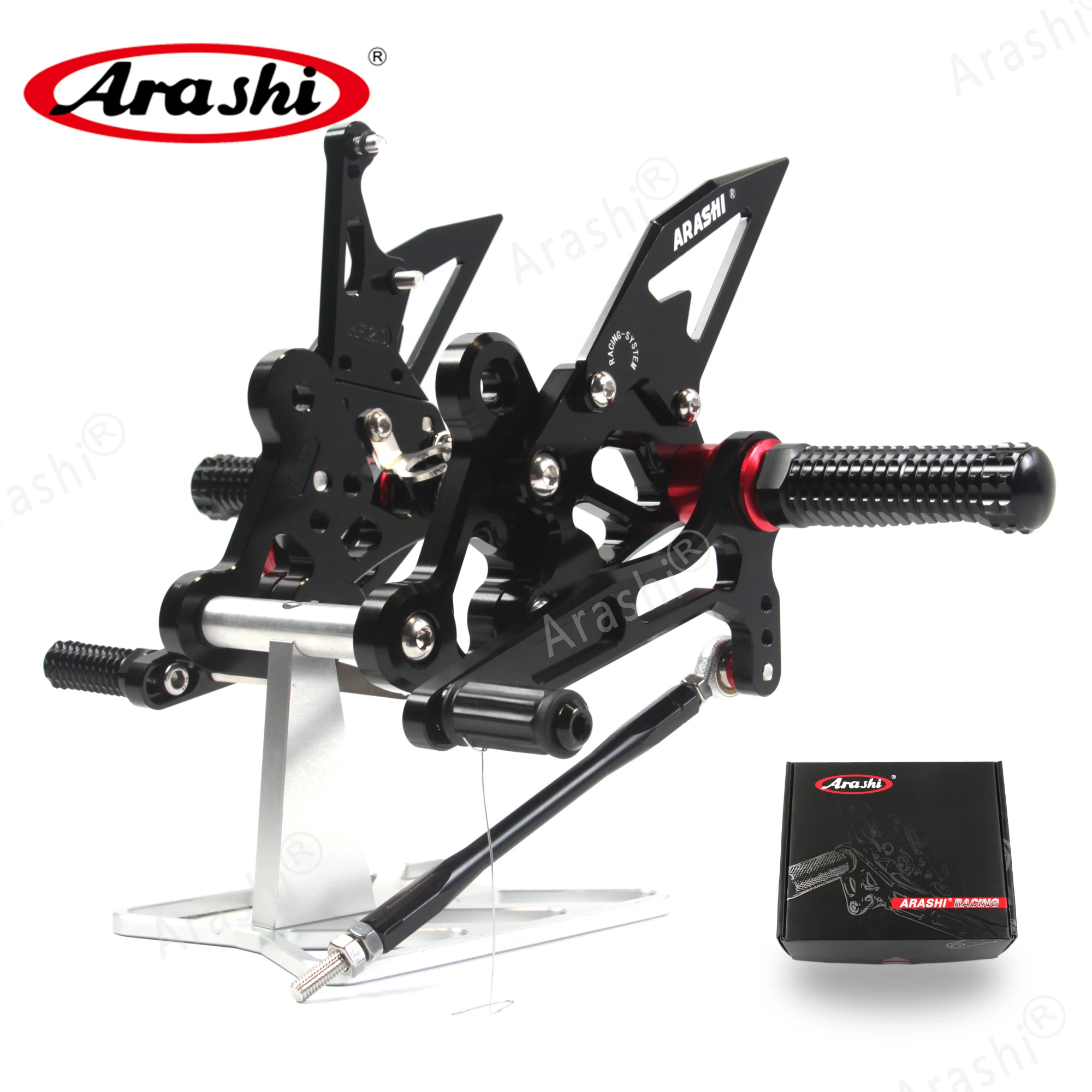 Arashi GSR750 2011 2017 CNC Rider задняя часть для SUZUKI GSR 750 2012 2013 2014 2015 2016 Регулируемые подножки