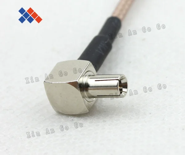 

50pcs BNC female jack to TS9 male right angle ZTE 3G modem RG316 15cm jumper pigtail cable By EMS or DHL