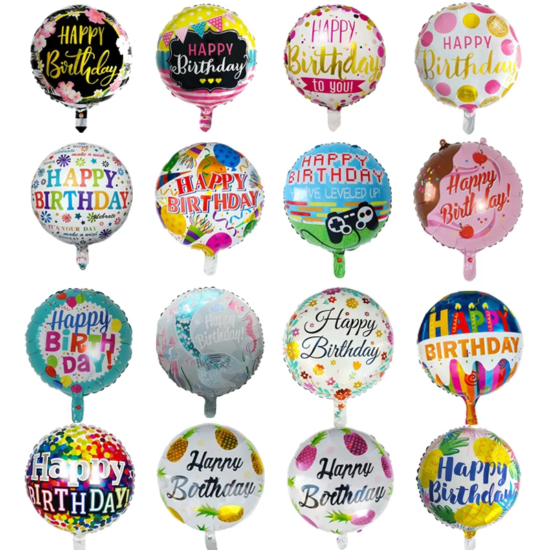 10 шт. фольгированные воздушные шары 18 дюймов|balloons birthday|balloon birthday partyballoon balloon |